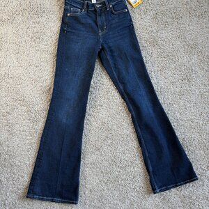 H&M Flare, High-rise Jeans Size 2, NWT